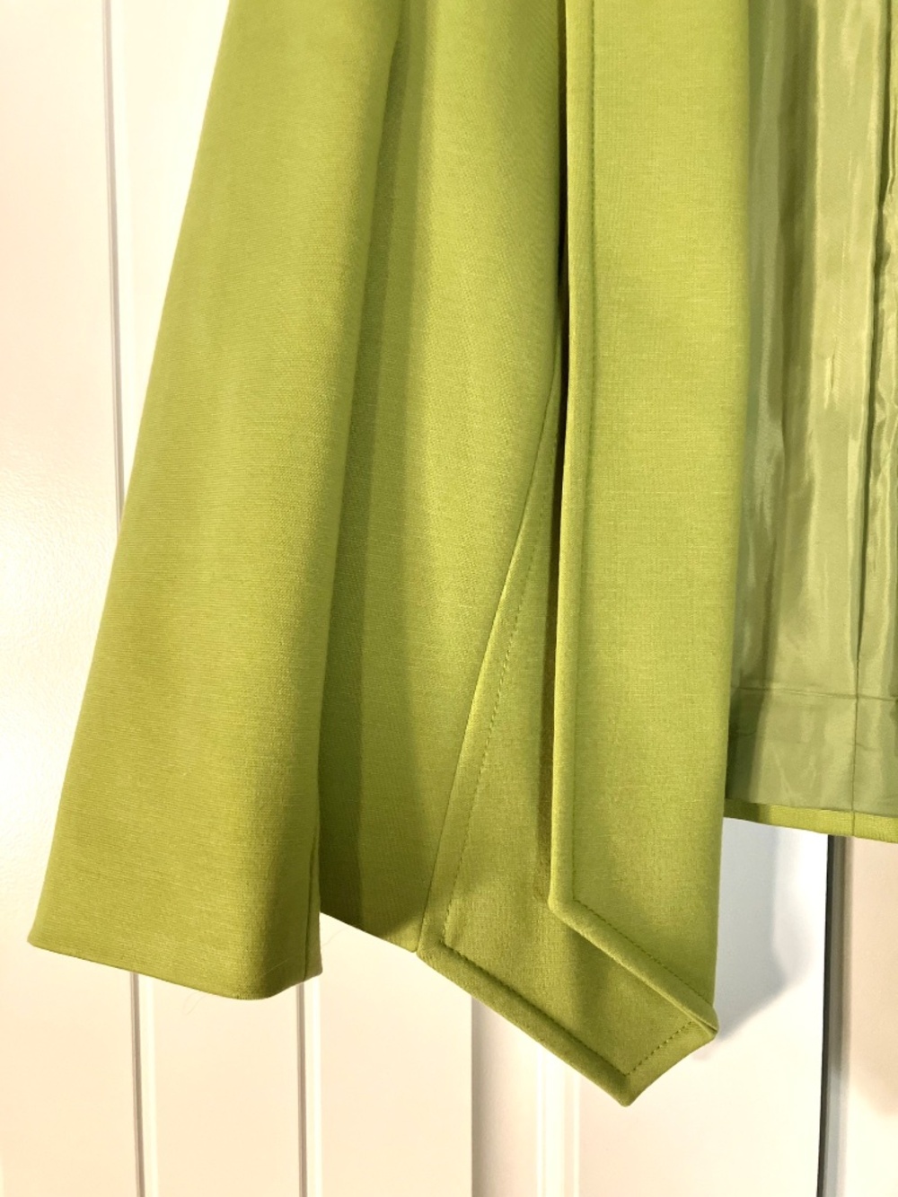 Tahari Lime Green Open Front Blazer Jacket Size 4 - Picture 3 of 5